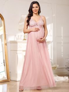 This Dress is fashionable for every occasion. the dress is made-to-order by professional tailors. You can choose from 50 colors, Regular sizes 2 to 16 and plus sizes 14w to 26W. Custom size is also available. Elegant V-neck Maternity Gown, Fitted V-neck Maternity Gown, Fitted Feminine Sleeveless Bridesmaid Dress, Feminine Fitted Sleeveless Bridesmaid Dress, Sleeveless Fitted Maternity Dress For Parties, Fitted Empire Waist Maternity Dress For Party, Pink Fitted Maternity Dress For Party, Fitted Sleeveless Maternity Dress, Elegant Maternity V-neck Gown