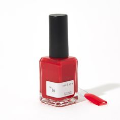 No. 16: Pure RedA classic pure red that’s lasted through time and brings back an old Hollywood look. A versatile and easy shade that pairs especially well with your go-to red lipstick and little black dress.Formulated with your well-being in mind, our non-toxic polishes have a range of timeless colors, Sundays' polishes have the perfect bottle shape for grip and a professional-grade flat brush for precise swipes. 10-free, non-toxic formula, vegan, cruelty-free long-lasting, professional grade bottle shape and brush is optimized for precise and quick application and comforatble grip Opaque gloss finish made in NY Does NOT include: TPHP, dibutyl phthalate, toluene, xylene, ethyl tosylamide, camphor, formaldehyde, formaldehyde resin, parabens, and tert-butyl hydroperoxide. Nontoxic Nail Polish, Nail Polish Bottle, Vegan Nail Polish, Red Nail Polish, Grapefruit Essential Oil, Long Lasting Nails, Dry Oil, Flat Brush, Clean Nails