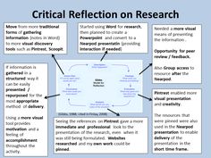 a diagram that shows the different types of research papers and how they are used to describe them