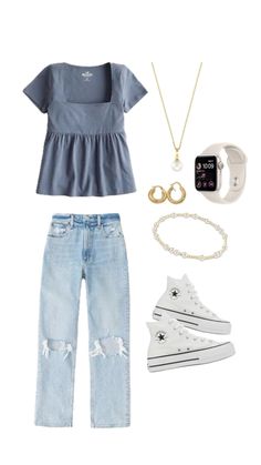 #backtoschooloutfits #outfits #inspo #preppy Cute Middle School Outfits, Middle School Outfit