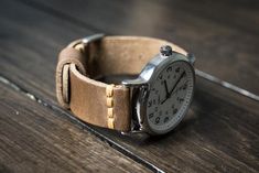 Colorful Watches, Big Watches, Timex Watches, Amazing Watches, Leather Watch Band, Watches Unique, Leather Watch Strap, Leather Watch Bands, Stitching Leather