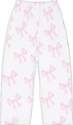 White Feminine Bottoms For Pajama Party, Feminine Pink Bottoms For Pajama Party, Cute Pink Sleepwear, Feminine Pink Pajama Shorts For Bedtime, Pajama Set Coquette, Cute Pink Sleepwear With Long Pants, Pink Coquette Pajamas, Cute Pink Sleepwear Long Pants, Cute Pink Bedtime Pants