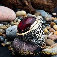 Asma Ul Husna Silver Islamic Ring | Boutique Ottoman Exclusive Luxury Handmade Ruby Ring, Luxury Red Sterling Silver Jewelry, Collectible Red Ruby Ring With Polished Finish, Luxury Silver Ruby Ring, Luxury Handmade Red Jewelry, Luxury Hallmarked Red Rings, Luxury Handmade Silver Ruby Ring, Luxury Red Ruby Ring Hallmarked, Luxury Hallmarked Silver Ruby Ring