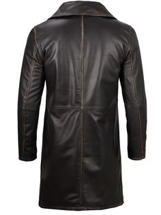 Enhance your wardrobe with timeless appeal and rugged character with the Rub Off Brown Leather Car Coat Mens. This jacket embodies the essence of effortless cool, blending classic car coat design with a distinctive, distressed leather finish. Specification: 100% Real Lambskin Leather. Internal full lined with soft polyester. 3/4 length, wide lapel, and button closure. Two outside and two inside pockets. One extra inside mobile pocket Available in Rub Off Brown color. Vintage Outerwear With Contrast Stitching For Fall, Vintage Winter Outerwear With Contrast Stitching, Vintage Outerwear With Contrast Stitching For Winter, Distressed Brown Fitted Rugged Outerwear, Fitted Rugged Distressed Brown Outerwear, Classic Leather Jacket With Contrast Stitching, Rugged Distressed Brown Outerwear For Fall, Classic Distressed Brown Leather Outerwear, Leather Long Sleeve Outerwear With Contrast Stitching