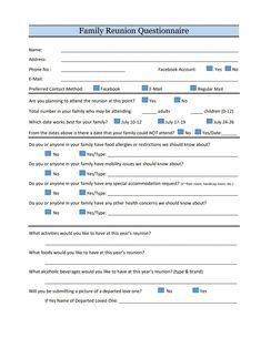 the family reunion question sheet is shown