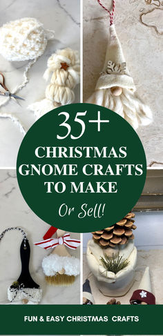 Christmas gnome crafts Christmas Gnome Ideas Diy, Holiday Gnomes Diy How To Make, Handmade Gnomes Christmas Ornament, Lego Crafts To Sell, Diy Gnome Decorations, Gnome Diy Crafts, How To Make Gonks, Diy Xmas Gnomes