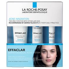 La Roche-Posay Effaclar Dermatological Acne Treatment System for Face Oil Free | Walgreens Effaclar Duo, La Roche Posay Effaclar, Skin Care Routine For 20s, Salicylic Acid Acne, Acne Cleansers, Acne Remedies, Skin Care Remedies, Roche Posay, Gel Cleanser