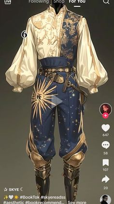 Dnd Mens Fashion, Regal Fantasy Outfits Male, Mages Clothes, Bard Outfit Aesthetic, Fancy Male Outfits Aesthetic, Fancy Mask Design, Astrology Outfits Male