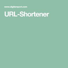 the words url - shortener are written in white on a green background