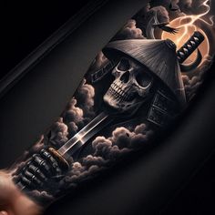 Gorilla Skull Tattoo, Shogun Tattoo, Ninja Tattoo, Pop Culture Tattoos, Left Arm Tattoos, Culture Tattoos, Hyper Realistic Tattoo, Gorilla Tattoo, Samurai Tattoo Design