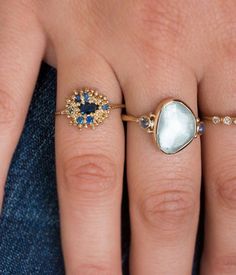 Sapphire Bouquet, Bouquet Ring, Audry Rose, Rings Blue, Wedding Ring Styles, Ruby Rings, Tarnished Jewelry, Classic Wedding Rings, Michael Kors Jewelry