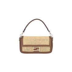 Fendi 'Baguette' Midi Shoulder Bag In Beige Macram Raffia With Brown Leather Details, Top Handle, Adjustable And Removable Shoulder Strap, Magnetic Button Flap Closure, Gold Metal Ff Logo Buckle Detail, Main Inner Compartment, Removable Inner Flap Pocket. Size Type: Standard Sku: Sug-8br600 Aovof1pii Welcome To The Official Luosophy Poshmark Closet! Luosophy Is A Luxury Brand Reselling Company Founded In San Diego, Ca From 2016. All Our Products Are Imported From Italy And Sold In The Usa. We Do Fendi Beaded Baguette, Fendi Sequin Bag, Fendi Multicolor Bag, Brown Fendi Bag, Vintage Fendi Crossbody Bag, Fendi Baguette, Luxury Items, Flap Pocket, Luxury Branding