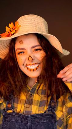 Maquillage Halloween Simple, Holloween Makeup, Video Makeup, Halloween Makeup Pretty, Cool Halloween Makeup