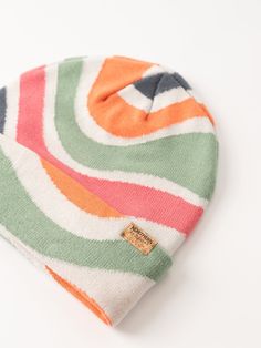 This beanie features a retro look with pink, orange, green, and gray waves. Stay warm and stylish in this high-stretch, ultra-soft, super cozy, breathable, anti-pill beanie. Double-layered, it is the perfect weight for those cooler nights and days. Northern Icons has been around since 2002 crafting beanies in vibrant colors and amusing patterns. Retro Wave, Ski Girl, Tea Sampler, Ski Shop, Green And Gray, Curated Gift Boxes, Retro Waves, Day For Night, Curated Gifts