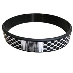 These Kuffiyeh Wristbands are made of rubber and available in 3 colors! Select your favorites from our Black, Green & White bands! Adjustable Black Band Bracelet, Casual Black Band Wristband, Casual Band Bracelets For Friendship, Trendy Adjustable Wristband, Black Casual Wristband For Friendship, Casual Black Friendship Wristband, Trendy Black Plastic Bracelets, Trendy Black Band Bracelets, Casual Plastic Wristband Gift