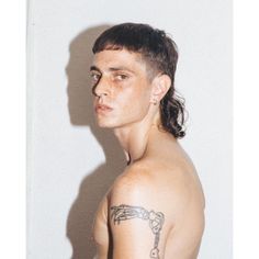 Rat Tail Haircut, Hairstyle Male, Mens Mullet, Queer Haircut, Popular Mens Haircuts, Hair Levels, Mohawk Mullet, Tail Hairstyle, Monochrome Makeup Look