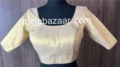 Versatile gold blouse for sarees or lehenga skirts. -Lined -Padded -Back hook -Margins to open up a couple of sizes Note : These blouses are boutique made to standard measurements, may need some alteration for an individual's specific requirements. Cheap Yellow Semi-stitched Blouse Piece, Blouse For Saree, Lehenga Skirts, Sari Lehenga, Saree Lehenga, Gold Blouse, Lehenga Skirt, Saree Blouses, Sari Blouse