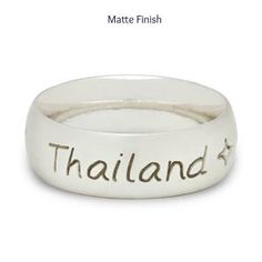 Thailand Personalised Mens Ring Or Womens Thumb Ring, unique travel present Black Diamond Engagement Ring Set, Customised Jewellery, Silver Rings For Men, Unique Travel Gifts, Map Jewelry, Men's Necklaces, Travel Charms, St Christopher, Diamond Engagement Rings Vintage