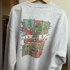 New Boutique - Grinch Sweatshirt - Crew Neck Christmas Sweatshirt - Custom Grinch Graphic Sweatshirt Grinch Crewneck, Grinch Graphic, Grinch Sweatshirt, 로고 디자인, Christmas Sweatshirts, Grinch, Graphic Sweatshirt, Blush, Womens Tops