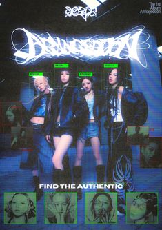 an advertisement for the band's album, find the authentic