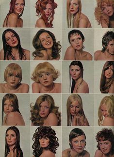 judywald:  Hairstyles  Seventeen Magazine  1970 ... 1970s Hairstyles, Κούρεμα Bob, 70s Hair, Fishtail Braid, Seventeen Magazine, Human Poses, Hair Reference, Pose Reference Photo, Grunge Hair