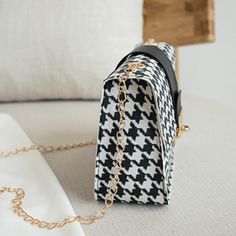 Material PU Style Fashion,Casual Pattern Type Patchwork Element Split Joint,Chains Accessories Bag Size(in) Bag Weight Bag Height One Size 2.8 5.1 Casual Square Shoulder Bag For Party, Casual Square Bags With Chain Strap, Casual Square Bag With Chain Strap, Casual Shoulder Bag With Chain Strap For Party, Black Office Bags With Chain Detail, Casual Black Bag With Chain, Casual Black Bag With Chain Detail, Casual Black Bag With Chain Strap, Chains Accessories