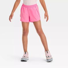 Girls' Run Shorts - All In Motion™ : Target Sportswear Shorts With Elastic Waistband For Outdoor, Sportswear Shorts With Elastic Waistband For Outdoor Activities, Sporty Shorts With Adjustable Waist For Sports, Spring Outdoor Activewear With Built-in Shorts, Sportswear Athletic Shorts With Elastic Waistband, Sportswear Athletic Shorts With Elastic Waistband For Outdoor, Outdoor Sportswear Athletic Shorts With Elastic Waistband, Elastic Waistband Activewear Shorts For Outdoor, Sporty Shorts With Elastic Waistband For Outdoor