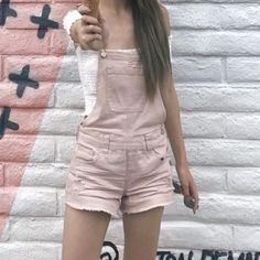 New Light Pink Overalls With Buttons On Side. Perfect Paired With A White Crop Top. Fitted Shortalls For Summer, Fitted Summer Shortalls, Summer Overalls For Day Out, Spring Short Length Shortalls, Summer Short Jumpsuits And Rompers With Pockets, Casual Short Jumpsuits And Rompers, Trendy Summer Jumpsuits And Rompers Short Length, Trendy Summer Jumpsuits And Rompers In Short Length, Trendy Fitted Shortalls For Summer