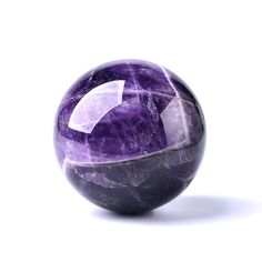 This Dream Amethyst Polished Globe Ball will look great everywhere for decorative purposes. Excellent decoration of choice for your office, home, dining table, or desk. Brings a positive atmosphere to the family. A great pick for getting a relaxed ambiance. طقم شاي, Wooden Brackets, Dream Amethyst, Didgeridoo, Amethyst Healing, Handmade Boutique, Big Balls, Tea Caddy, Healing Power