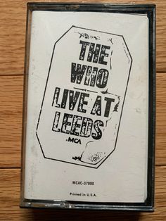 a cd case with the words, the wind live at seeds on it