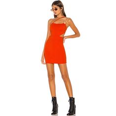 Mini Dress In Red/Orange With Cutout Detailing, Zipper Back, And Metal Hardware. New With Tags, Sold Out Online. House Of Blouse, Rebecca James, Boat Neck Dress, Corset Mini Dress, Revolve Clothing, Sequin Mini Dress, Sleeveless Mini Dress, Ladies Dress Design, Fashion Help