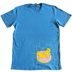 Official Quasimoto Just Floating T Shirt Blue Jeff Jank Madlib Limited Ed Brand New Without Tags. Bought From Rappcats Limited Edition Drop Sold Out. Size Large Measures Approximately 22” Pit To Pit And 31” Shoulder To Hem. Size Xl Measures Approximately 24” Pit To Pit And 32” Shoulder To Hem Please Use Zoom Function To See Complete Details. Feel Free To Ask Me As Many Questions As You Like Light Blue Graphic Print T-shirt With Relaxed Fit, Funny Print Blue Tops For Streetwear, Blue Tops With Funny Print For Streetwear, Blue Relaxed Fit Graphic Tee, Light Blue Fun T-shirt With Graphic Print, Fun Light Blue T-shirt With Graphic Print, Light Blue Relaxed Fit Top With Screen Print, Blue T-shirt With Front Print And Relaxed Fit, Blue Top With Funny Print