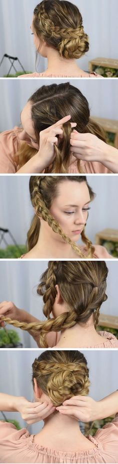 Dutch Braided Up-do | Quick DIY Prom Hairstyles for Medium Hair | Quick and Easy Homecoming Hairstyles for Long Hair Dutch Hairstyles, Diy Prom Hairstyles, Easy Homecoming Hairstyles, Trendy Braids, Prom Hair Medium, Diy Prom, How To Braid, Diy Braids, Hairstyles Updo