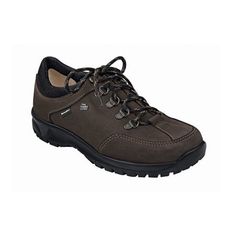 Finn Comfort Murnau Lace Up (Unisex) - Schiefer/Schwarz Hiking - Low - The Heel Shoe Fitters Healthy Comfort, Rugged Leather, Shoe Insoles, Modern Technology, Sketchers Sneakers, Leather Sneakers, Old World, Comfortable Shoes, Hiking Boots