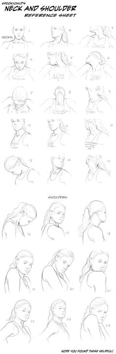 an image of how to draw the head and shoulders