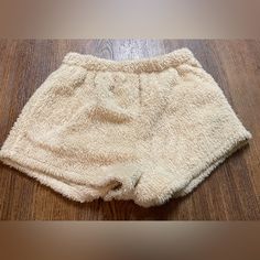 Brand New With Tags Romwe Fuzzy Pajama Shorts. Women’s Size Large. 8/10. Beige Elastic Waistband Pajama Shorts For Loungewear, Comfy Bottom Shorts For Relaxation, Cozy Beige Bottoms For Relaxation, Cozy Beige Lounging Bottoms, Comfortable Short Bottoms For Sleepover, Cozy Loungewear Shorts With Soft Texture, Beige Pajama Shorts For Loungewear, Soft Cotton Sleep Bottoms, Soft Texture Shorts For Loungewear