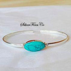 Turquoise Bangle , 925 Sterling Silver Bangle, Handmade bangle, Statement Jewelry, Anniversary Gift, Birthday Gift, Silver Jewelry  Gift For Her, Benefits Of Turquoise:  Turquoise has a strong connection to the throat chakra and helps to enhance communication and expression. It also aligns all of the chakras and is often used for healing purposes. Turquoise can also help you become more open to love and forgiveness, and release patterns of self-sabotage. Thanks For Visiting My Shop. Bhagirath Elegant Adjustable Turquoise Sterling Silver Bracelet, Oval Turquoise Cuff Bracelet As Gift, Turquoise Sterling Silver Bracelets For Anniversary, Turquoise Sterling Silver Bracelet Gift, Turquoise Sterling Silver Bracelet For Anniversary, Sterling Silver Turquoise Oval Bracelet Gift, Turquoise Gemstone Cuff Bracelet As Gift, Round Turquoise Sterling Silver Bangle, Turquoise Bangle Bracelet For Gift