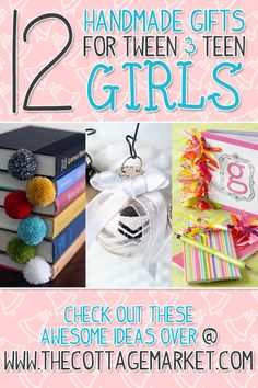 two handmade gifts for teen girls