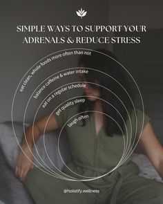 Daily living is stressful. Your adrenal glands are responsible for the stress hormones like cortisol and adrenaline. Continuous production can lead to suppressed immunity, hinder proper digestion, and increase blood sugar and blood pressure. Over time, this will take a major toll on health. While you can't remove all forms of stress, you can control how you perceive stress and to how to respond to it. #overwhelmed #anxiety #nontoxicliving #crunchymom #holistichealth #stressmanagement Spa Aesthetic, Healthy Lifestyle Quotes, Simple Nutrition, Adrenal Glands, Adrenal Fatigue, Water Intake, Daily Living, Lower Blood Pressure, Stressed Out