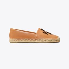 A timeless warm-weather shoe, crafted in soft leather. The Ines Espadrille features a double-stacked leather logo and a jute platform. Pair with jeans or a dress for a classic seasonal style. Designer Espadrilles, Footwear Design Women, Leather Logo, Seasonal Fashion, A Dress, Strap Sandals, Warm Weather, Women Empowerment, Soft Leather