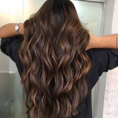 Color Balayage Brunette, Coffee Hair Color, Hair Melt, Hairstyle Color, Coffee Hair, Color Balayage, Long Hair Color