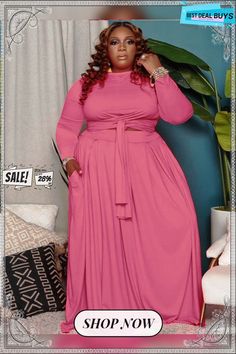 Plus Size Two Piece Wrap Top & Maxi Dresses Unique Outfit Ideas, Ruched Maxi Dress, Plus Size Two Piece, Big Girl Fashion, Eclectic Style, Wrap Top, Two Piece Outfit, Girls Fashion, Women's Style