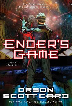 the cover to ender's game by oregon scottcardo, with an image of