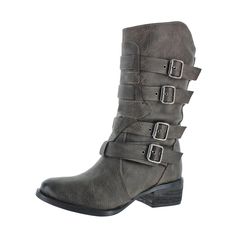 Transition Through The Season With The On Fleek Boot By Not Rated. Made Of Faux Suede Uppers, This Mid-Calf Boot Features Straps With Buckles And A Side Zipper For Easy On/Off. The Outsole Is Man-Made With A 1.75" Block Heel, 10.5" Shaft And Boot Opening That Measures 15". Rugged Faux Leather Boots For Fall, Fall Synthetic Ankle Moto Boots, Casual Mid-calf Boots In Faux Leather, Fall Moto Boots With Leather Footbed In Faux Leather, Spring Faux Leather Moto Boots Medium Width, Casual Faux Leather Moto Boots For Fall, Spring Moto Boots In Faux Leather Medium Width, Spring Faux Leather Moto Boots, Casual Faux Leather Moto Boots With Buckle Closure