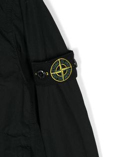 Jacket from Stone Island JuniorComposition: 80% Polyamide, 20% Cotton Urban Hooded Outerwear With Logo Patch, Long Sleeve Outerwear With Logo Patch For Outdoor, Long Sleeve Outdoor Outerwear With Logo Patch, Long Sleeve Outerwear With Logo Patch For Spring, Casual Outerwear With Logo Patch, Casual Outdoor Outerwear With Logo Patch, Stone Island Junior, Kenzo Kids, Boys Jacket