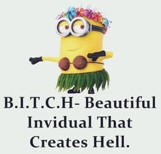 a yellow minion wearing a hula skirt and text that says, i like if you need a vacation