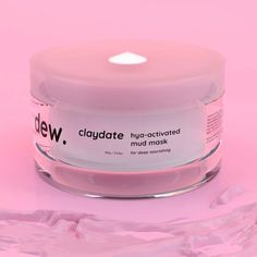 Claydate Is A Luxurious Wash Off Mask Packed With All Natural Ingredients, Hyaluronic Acid To Hydrate And Purify Your Face And Beck Pink Clay Mask, Glow Mask, Facial Sheet Mask, Clay Face Mask, Clay Faces, Gel Mask, Licorice Root Extract, Mud Mask, Skin Care Mask