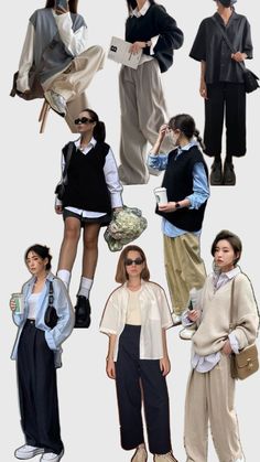 Gen Z Outfit Inspo College Capsule Wardrobe, Capsule Wardrobe Essentials, Corporate Outfits, Fall Outfits Men, Everyday Fashion Outfits, Stylish Work Outfits