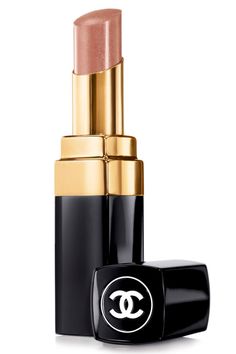 Chanel Rouge Coco Shine, Chanel Lipstick, Chanel Rouge, Lipsticks, Pink And Gold, Coco, Chanel, Makeup, Pink