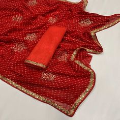 Red colored saree is prettified with beautiful printed with sequins embroidered lace border work as shown which makes it appear classy. This saree is made of georgette fabric which is accompanied with banglori silk blouse piece which you can customise as per your design/style. Women can buy this saree to wear for their festive and functions. Note:- The actual product may differ slightly in color and design from the one illustrated in the images when compared with computer or mobile screen. Measu Saree With Lace Border, Mobile Screen, Georgette Saree, Georgette Fabric, Lace Border, Georgette Sarees, Style Women, Embroidered Lace, Blouse Piece